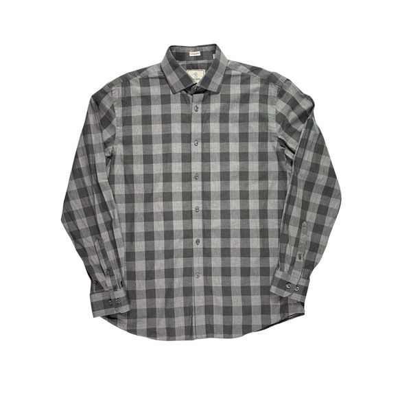 Todd Snyder Other - Todd Snyder Melange Button Up Shirt 16.5 34/35 L Buffalo Plaid Check Work Preppy